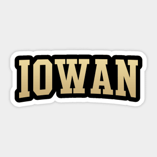 Iowan - Iowa Native Sticker